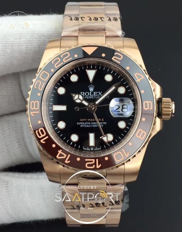 GMT-Master II 2018 Baseworld Root Beer 126715 URF Black Dial (1)