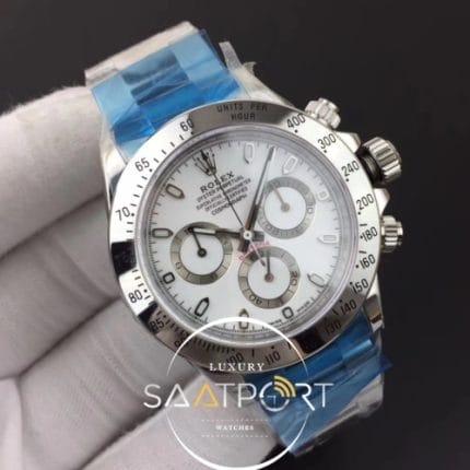 Rolex Daytona 116520 Noob 11 904L Case and Bracelet white Dial eta 4130 (2)