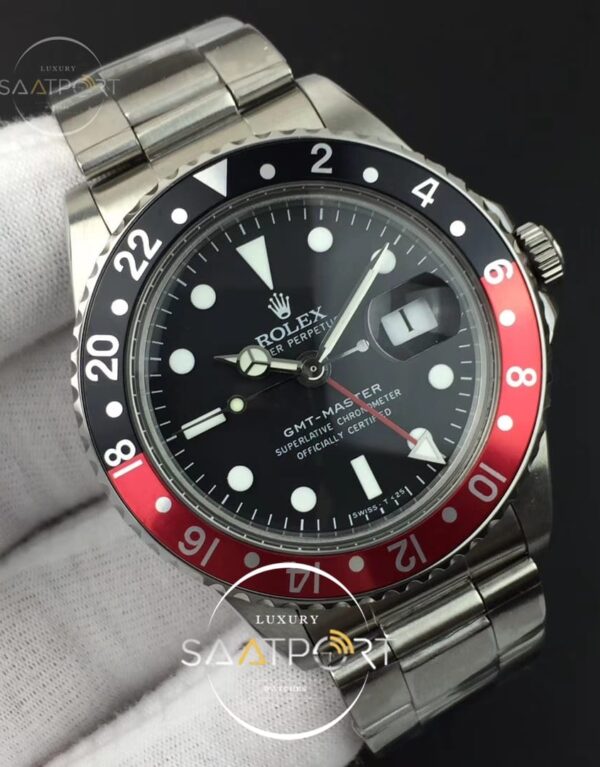 Rolex GMT-Master 16710 BlackRed Bezel BP Maker Black Dial on Bracelet 2836 (2)