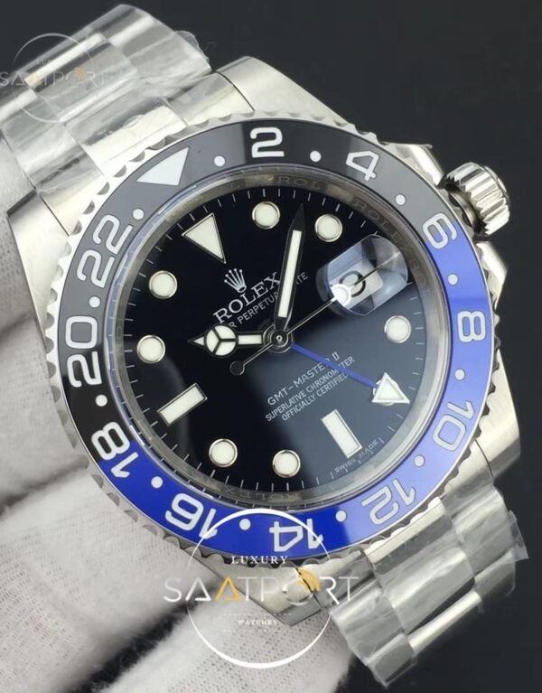 Rolex GMT-Master II 116710 BLNR Black Blue Ceramic Noob 3186 V7 (2)