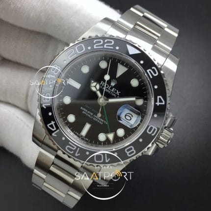 Rolex GMT Master II 116710 LN 904L SS GMF Black Dial on Bracelet A3186 (3)