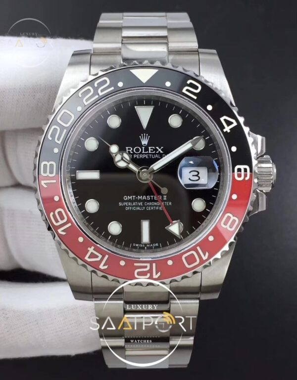 Rolex GMT Master II 116719 BlackRed Real Ceramic 904L GMF Best Edition Black