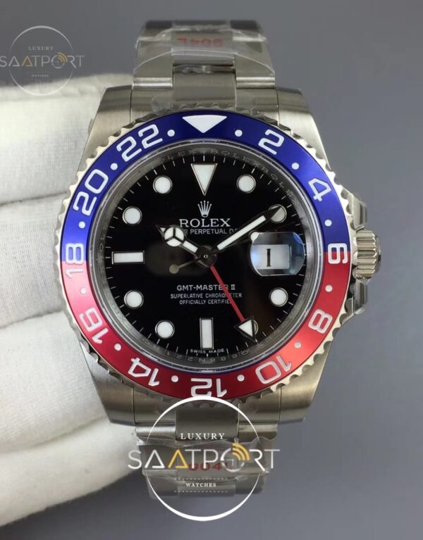 Rolex GMT Master II 116719 GMF 904L Steel Edition Black Dial on Bracelet ETA 2836 (1)