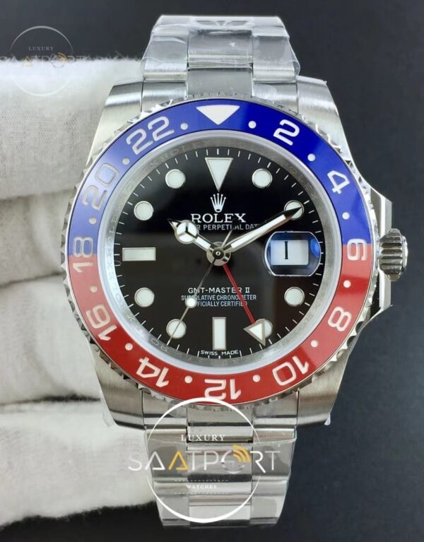 Rolex GMT Master II 116719 Real Ceramic DJF Best Edition Black Dial on Bracelet A2836 (1)