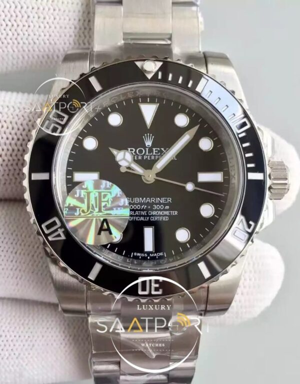 Rolex Submariner 114060 Black Ceramic No Date JF SH3130 V2 (1)