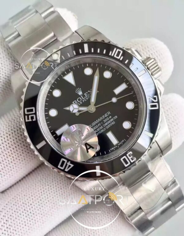 Rolex Submariner 114060 Black Ceramic No Date JF SH3130 V2 (2)