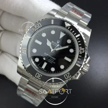 Rolex Submariner 114060 No Date Black Ceramic ZZF 904L Bracelet A3130 (3)