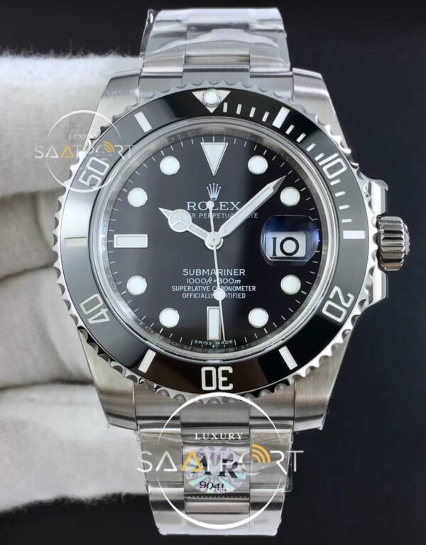 Rolex Submariner 116610 LN Black Ceramic ARF Super clon 904L SS Case and Bracelet SH3135 v2 (1)