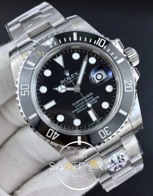 Rolex Submariner 116610 LN Black Ceramic ARF Super clon 904L SS Case and Bracelet SH3135 v2 (2)