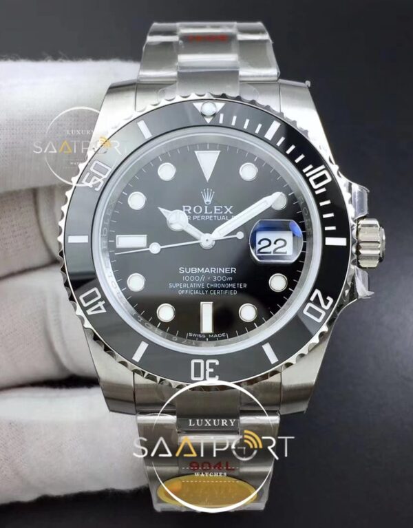 Rolex Submariner 116610 LN Black Ceramic NAIL Maker 904L 11 Best Edition on SS Bracelet SA3135 (1)