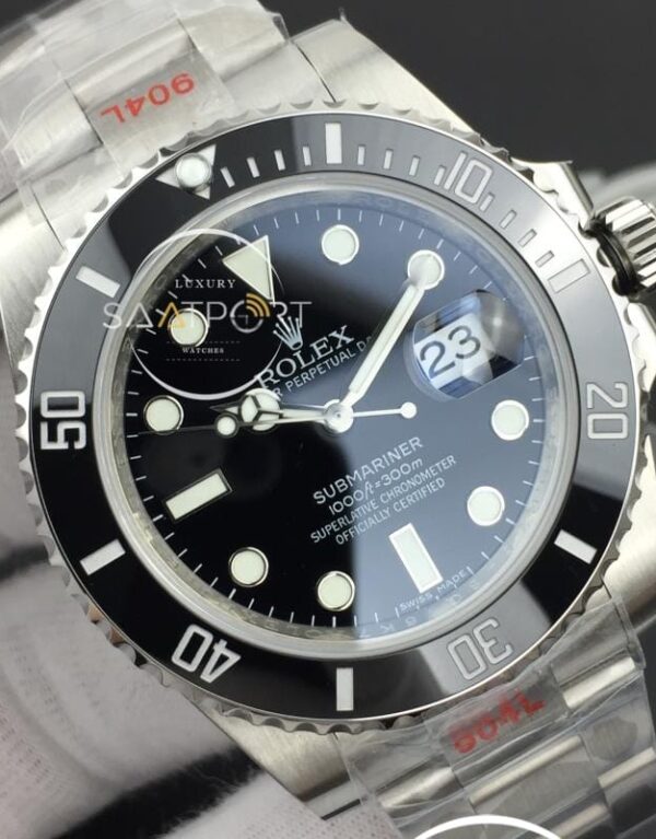 Rolex Submariner 116610 LN Black Ceramic Noob 11 Best Edition 904L SS Case and Bracelet A2836 V9 ( (4)