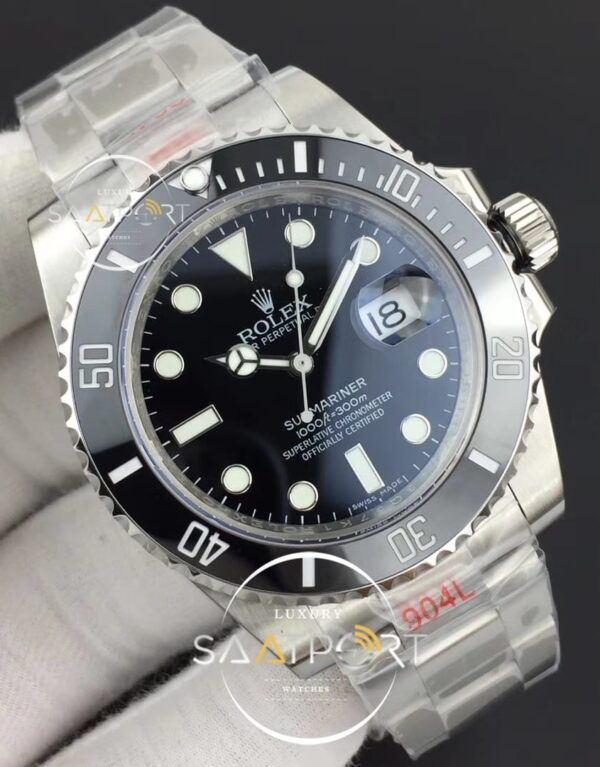 Rolex Submariner 116610 LN Black Ceramic Noob 11 Best Edition 904L SS Case and Bracelet SA3135 V9 (3)