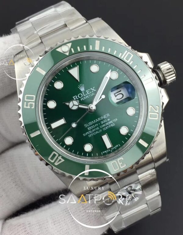 Rolex Submariner 116610 LV Green Ceramic ARF 11 Best Edition 904L SS Case and Bracelet A2824 V2 (2)