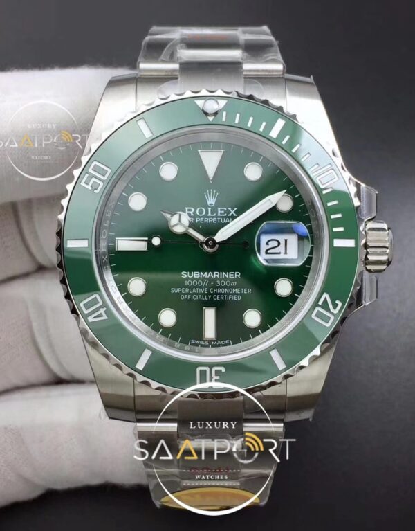 Rolex Submariner 116610 LV Green Ceramic NAIL Maker 904L 1-1 Best SUPER CLON 3135 (1)