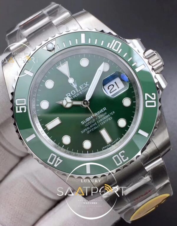 Rolex Submariner 116610 LV Green Ceramic NAIL Maker 904L 1-1 Best SUPER CLON 3135 (2)