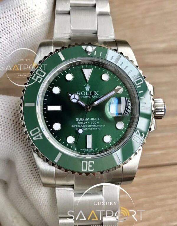 Rolex Submariner 116610 LV Green Ceramic UKF 1-1 904L Swiss eta 2836 (1)