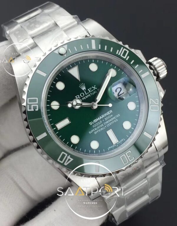 Rolex Submariner 116610 LV Green Ceramic V8 316F Steel 11 Noob Best Edition A2836 (2)