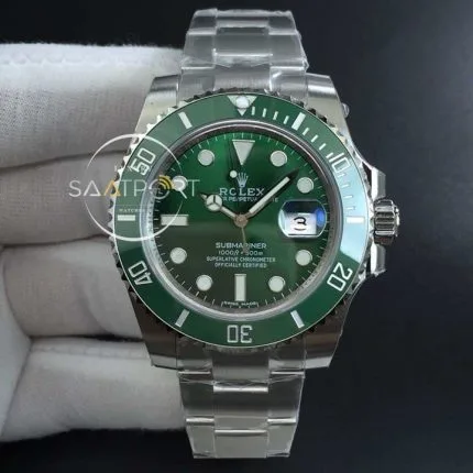 Rolex Submariner 116610 LV Green Ceramic VRF 904L 11 Best Edition on SS Bracelet VR3135 (1)