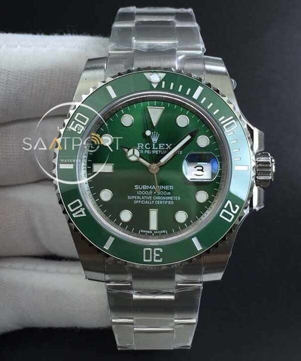 Rolex Submariner 116610 LV Green Ceramic VRF 904L 11 Best Edition on SS Bracelet VR3135 (1)