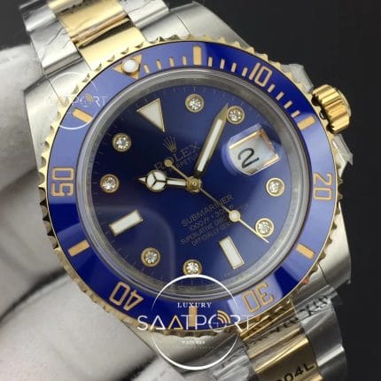 Rolex Submariner 116613 LB GMF 904L 11 Best Edition YG Wrapped Blue Dial Diamonds (4)