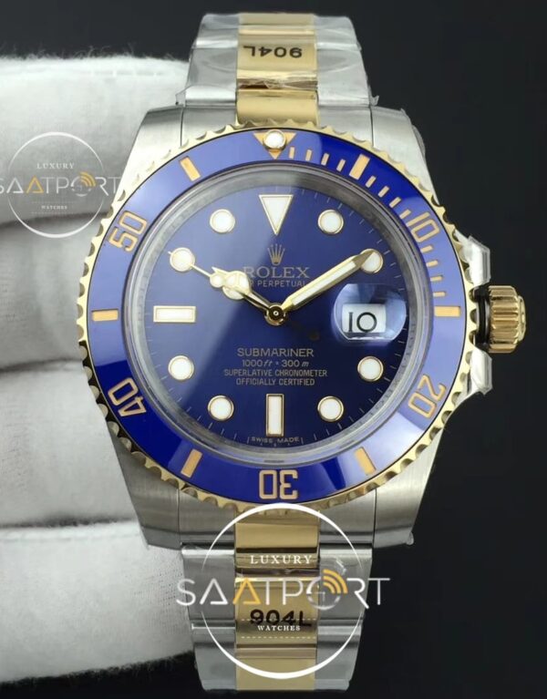 Rolex Submariner 116613 LB GMF 904L 11 Wrapped Bezel Blue Dial on Super CLON (1)