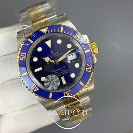 Rolex Submariner 116613 LB JF 11 Best Edition Blue Dial on SSYG Bracelet A2824 (2)
