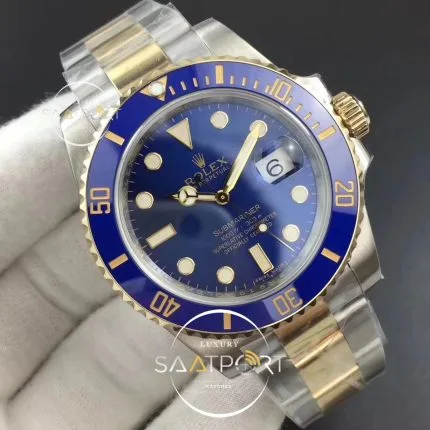 Rolex Submariner 116613 LB Noob 11 Best Edition YG Wrapped Bezel Blue Dial A2836 V8 (2)