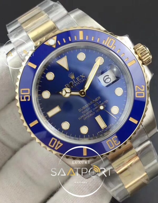 Rolex Submariner 116613 LB Noob 11 Best Edition YG Wrapped Bezel Blue Dial A2836 V8 (2)