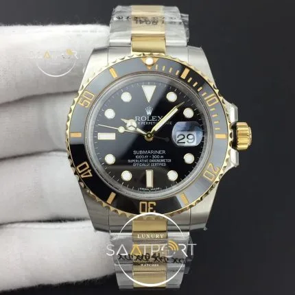 Rolex Submariner 116613 LN GMF 904L 11 Best Edition YG Wrapped Bezel Dial Swiss Clon (1)