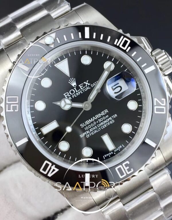 Submariner 116610 LN Black Ceramic DJF 11 Best Edition on SS Bracelet DJ3135 (FREE (4)