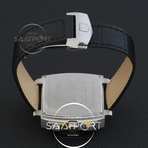 TAG Heuer Monaco Calibre Deri Kordon Pilli Kronometreli replika saat