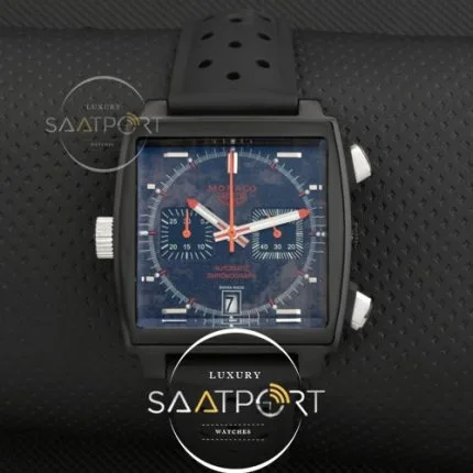 Tag Heuer Monaco Rubber Pvd Black Chronograph