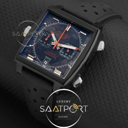 Tag Heuer Monaco Rubber Pvd Black Chronograph replika