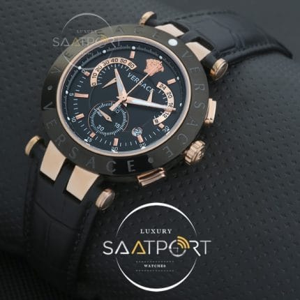 Versace Erkek Kol Saati Gold Kasa Seramik mat Cronometreli replika saat