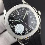 Aquanaut 5167 SS PF 11 Best Edition Gray Textured Dial on Black Rubber Strap A324 Clone (4)