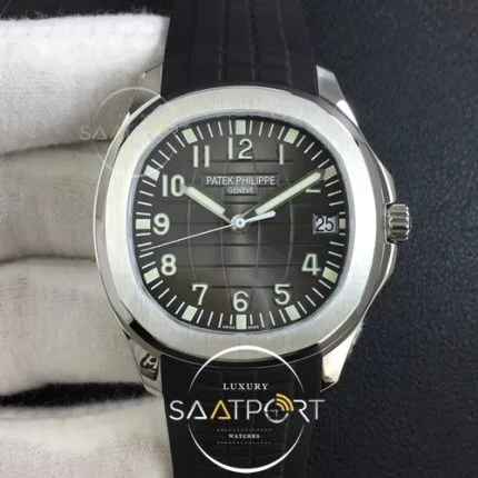 Aquanaut 5167A SS ZF 11 Best Edition Black Dial on Black Rubber Strap 324CS (Free box) (1)