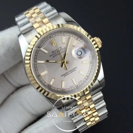 DateJust 36 116234 GMF 11 Best Edition YG Wrapped Silver Dial on SSYG Jubilee Bracelet A3235 (2)