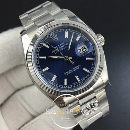 DateJust 36 SS 116234 ARF 11 Best Edition 904L Steel Blue Dial on Jubilee Bracelet SH3135 V2 (2)
