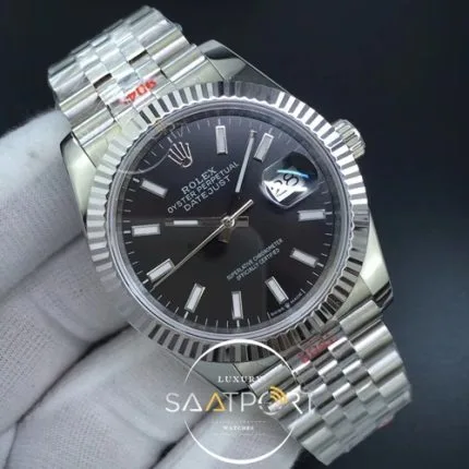 DateJust 36 SS 126234 GMF 11 Best Edition 904L Steel Black Dial Stick Markers on Jubilee Bracelet