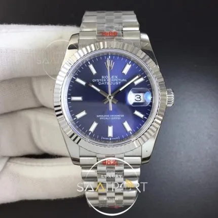 DateJust 36 SS 126234 GMF 11 Best Edition 904L Steel Blue Dial Stick Markers on Jubilee Bracelet A282 (1)