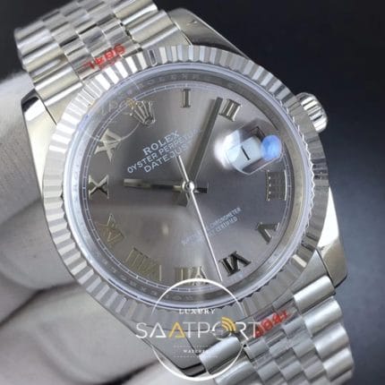 DateJust 36 SS 126234 GMF 11 Best Edition 904L Steel Gray Dial Roman Markers on Jubilee Bracelet A2 (4)