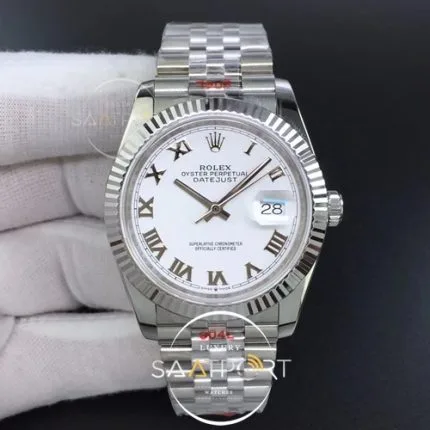 DateJust 36 SS 126234 GMF 11 Best Edition 904L Steel White Dial Roman Markers on Jubilee Bracelet A2 (1)