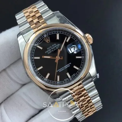 DateJust 36 SSRG 116201 ARF 11 Best Edition Black Dial Stick Markers on SSRG Jubilee Bracelet SH3135