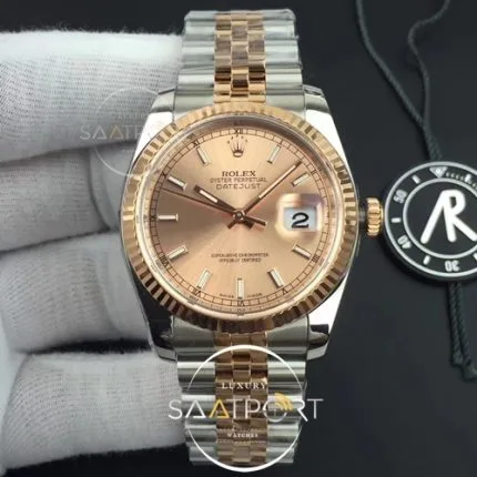 DateJust 36 SSRG 116201 ARF 11 Best Edition RG Dial Stick Markers on SSRG Jubilee Bracelet SH3135 (1)