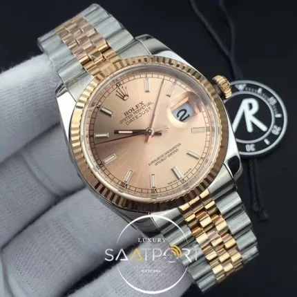 DateJust 36 SSRG 116201 ARF 11 Best Edition RG Dial Stick Markers on SSRG Jubilee Bracelet SH3135 (2)