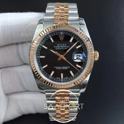 DateJust 36 SSRG 116231 ARF 11 Best Edition Black Dial Stick Markers on SSRG Jubilee Bracelet SH3135 (1)