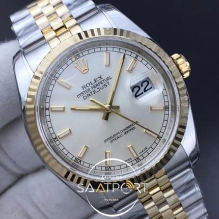 DateJust 36 SSYG 116233 ARF 11 Best Edition 904L Steel White Dial Stick Markers Jubilee 313 (4)