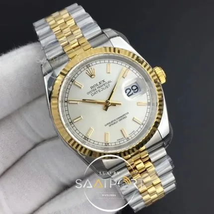 DateJust 36 SSYG 126233 ARF 11 Best Edition Silver Dial Stick Markers on SSYG Jubilee Bracelet SH313