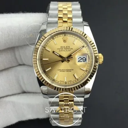 DateJust 36 SSYG 126233 ARF 11 Best Edition YG Dial Stick Markers on SSYG Jubilee Bracelet SH3135 (1)