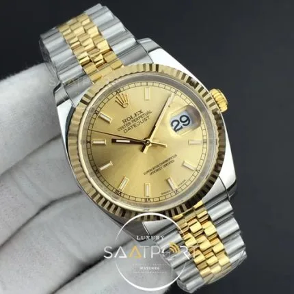 DateJust 36 SSYG 126233 ARF 11 Best Edition YG Dial Stick Markers on SSYG Jubilee Bracelet SH3135 (2)